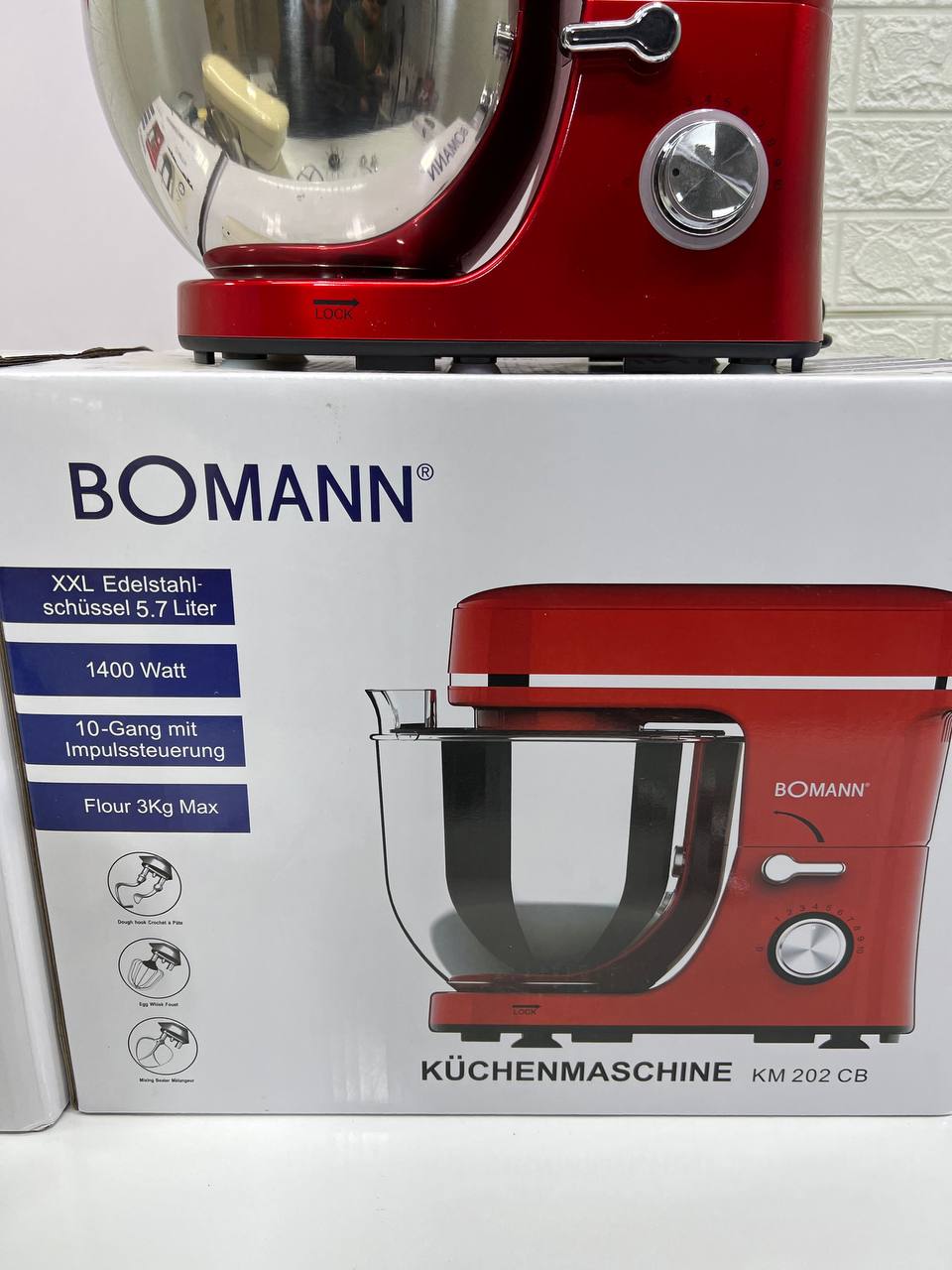 pétrin BOMANN 5.7 litre