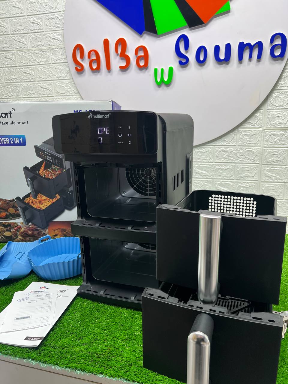 Air frayer multismart 10 litre 2400wat👌