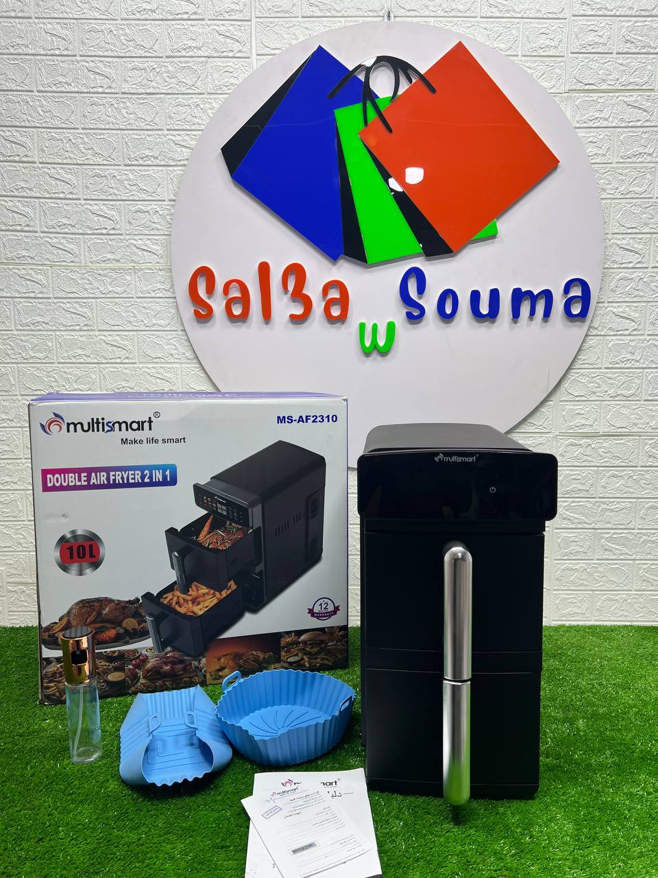 Air frayer multismart 10 litre 2400wat👌