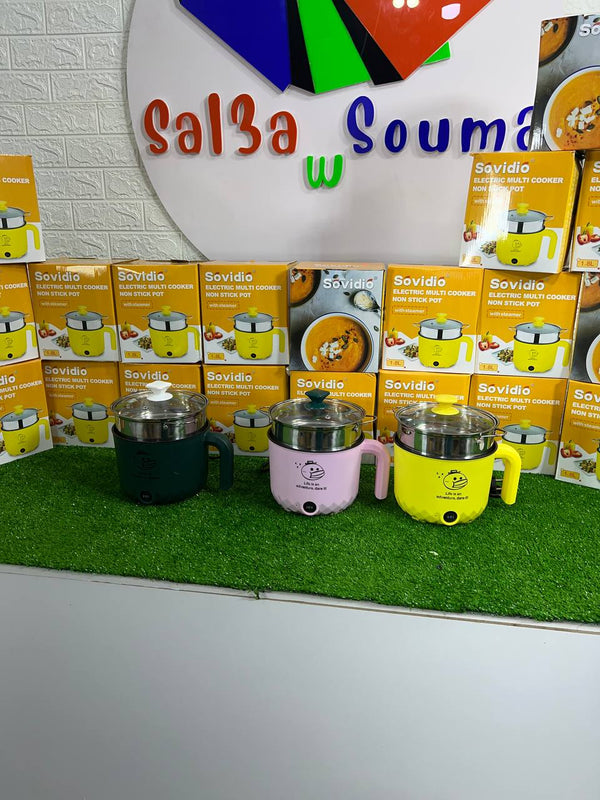 قدر الطهي  الكهربائي 2 في واحد💪