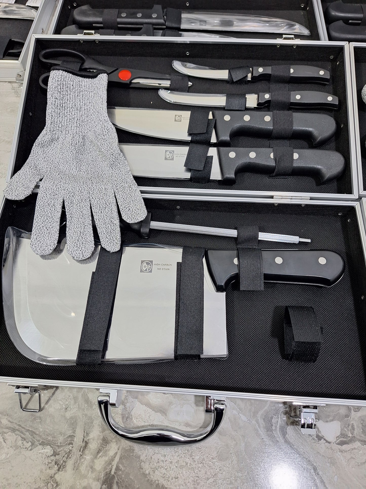 🎯 Valise 8 Pcs De Couteaux Multi