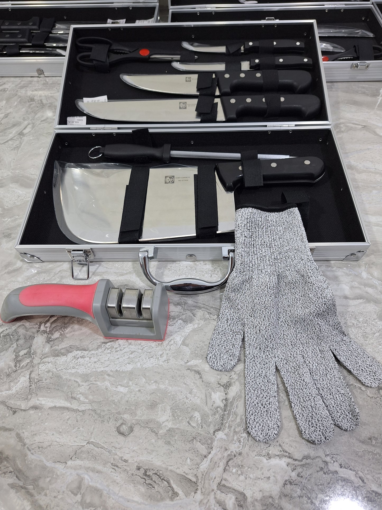 🎯 Valise 8 Pcs De Couteaux Multi